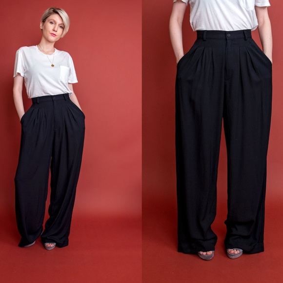 90s high waisted trousers